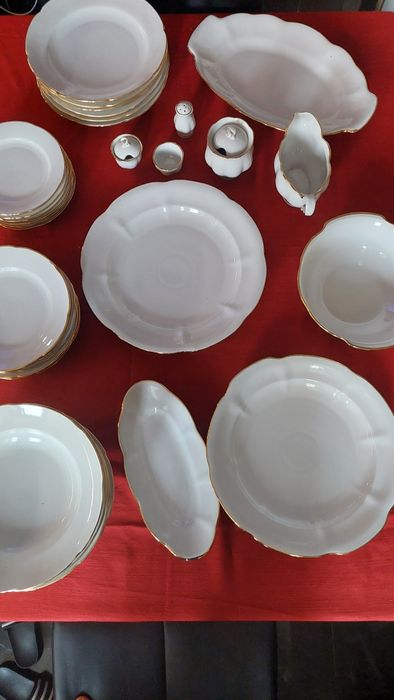 Стар руски порцеланов сервиз - Неупотребяван