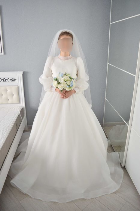 Пышное свадебное платье