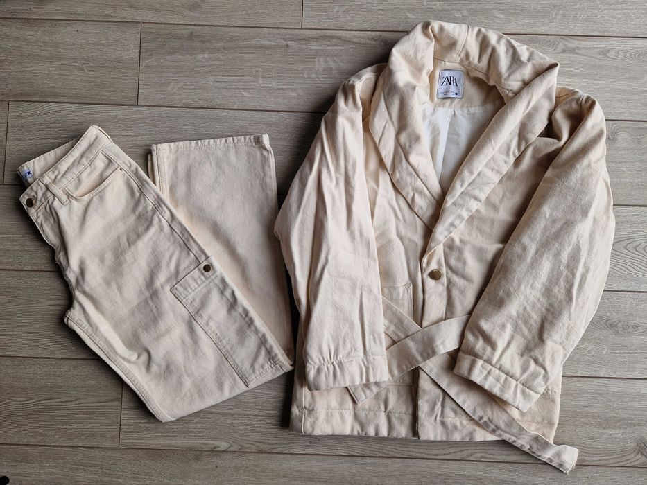 Set Zara pantaloni+ jacheta