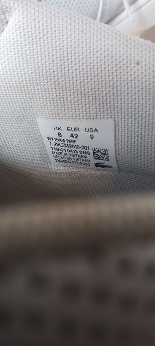 Vind adidas gheata  Lacoste nr 42 piele