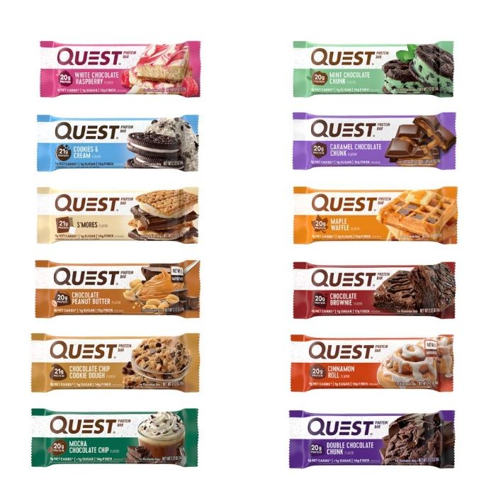 Американскиe протеиновые батончики Quest Bar.