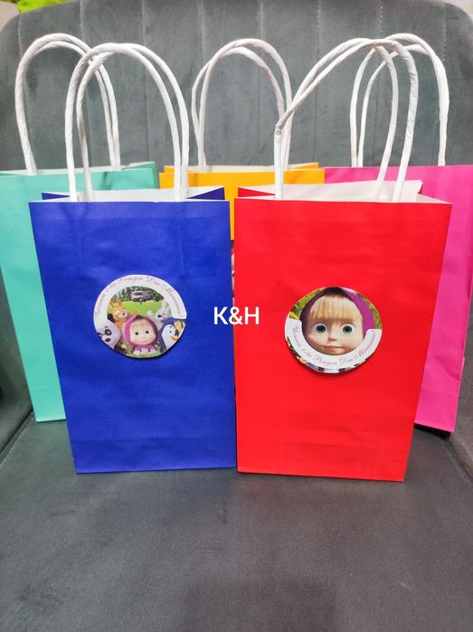 Хартиени торбички за лакомства за рожден ден