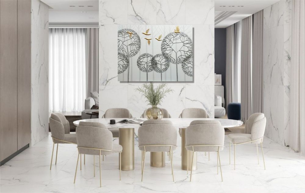 Картина интерьерная "Птицы в лесу"