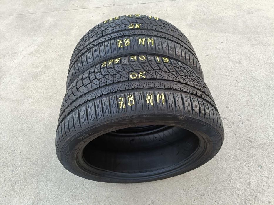 Doua anvelope iarna 275 40 19 nokian WRa4 profil de 7,8 mm
