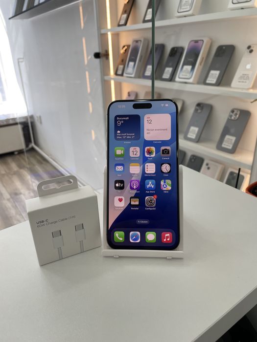 Magazin: iPhone 15 Pro Max, 1tb, 89%, GARANTIE