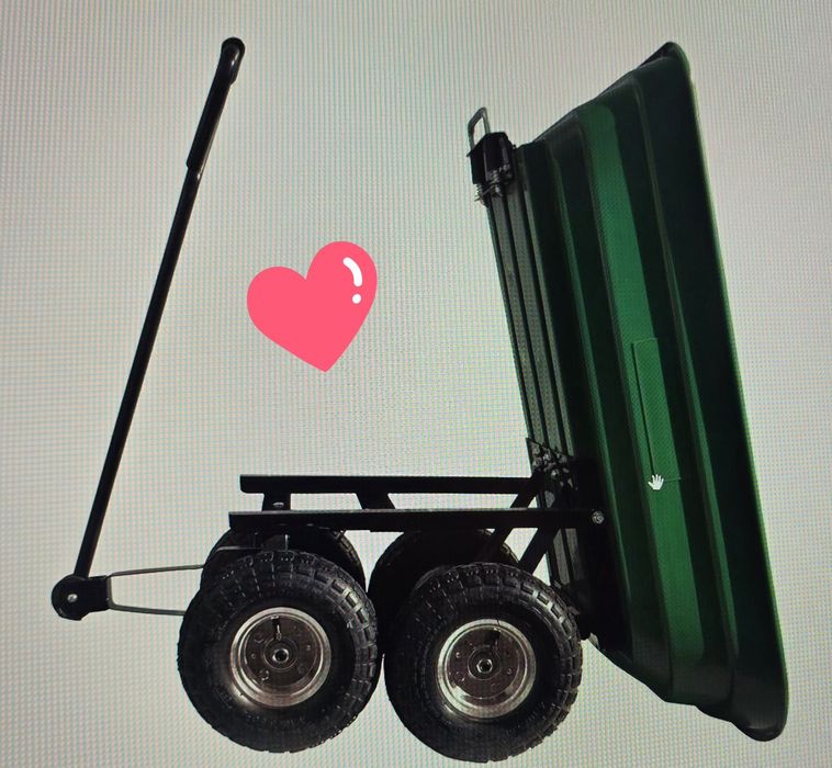 Carucior tip remorca pentru gradina GGW 300 Gude 94337, 300 Kg