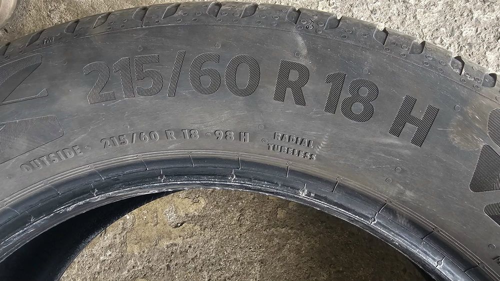 Cauciucuri Continental de vară noi 215/60 R18