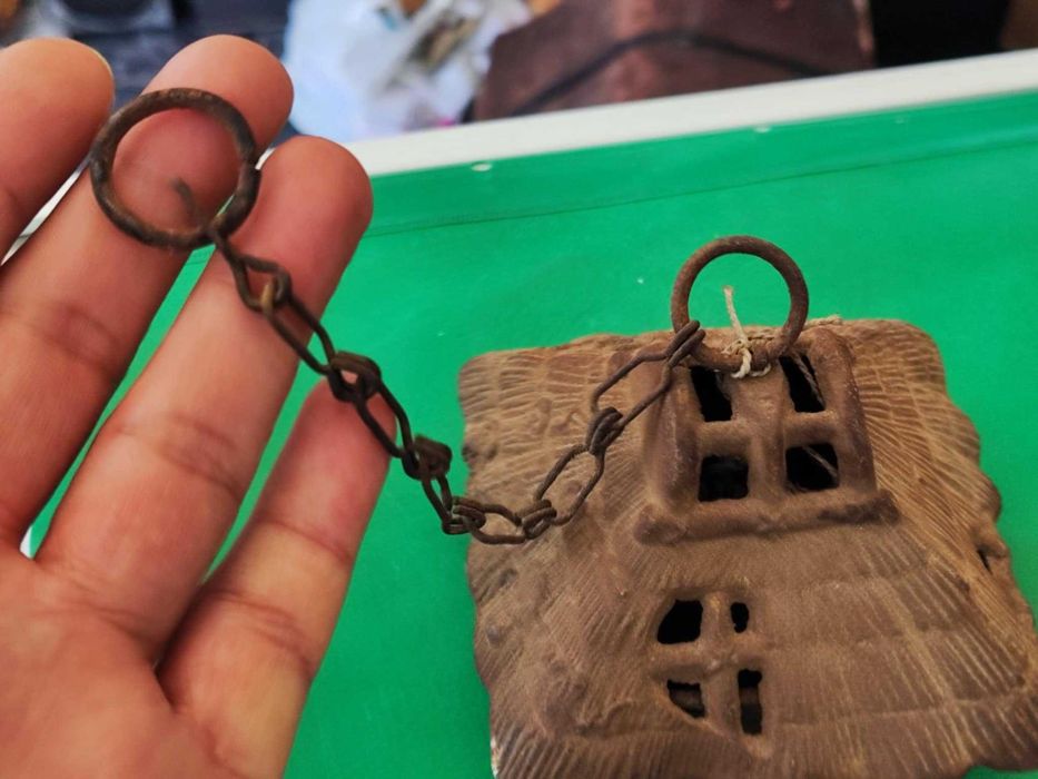 Старо японско чугунено звънче