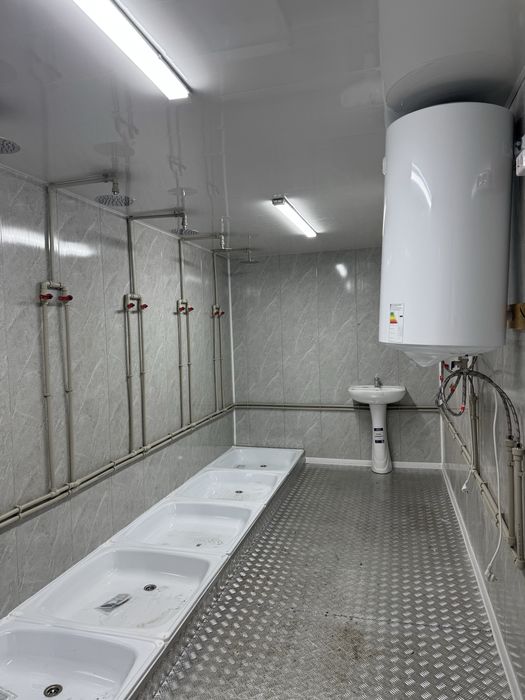 Контейнер баня, душ, туалет, охрана