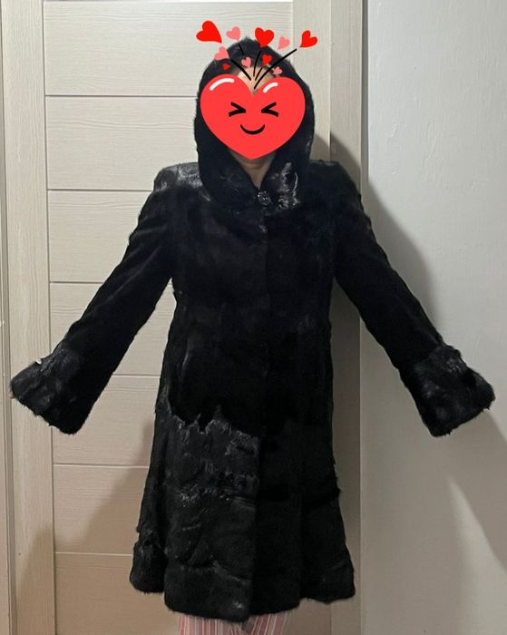 Бу норковая шуба