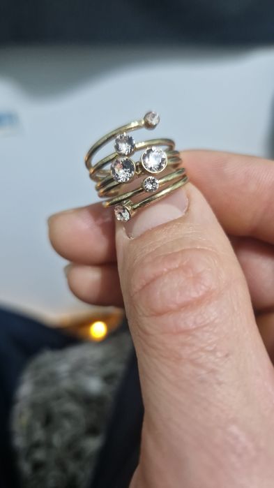 Verighetă placat cu aur 18 k