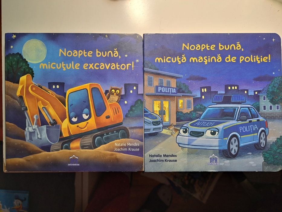 Carti cartonate copii Noapte buna, micutule excavator!