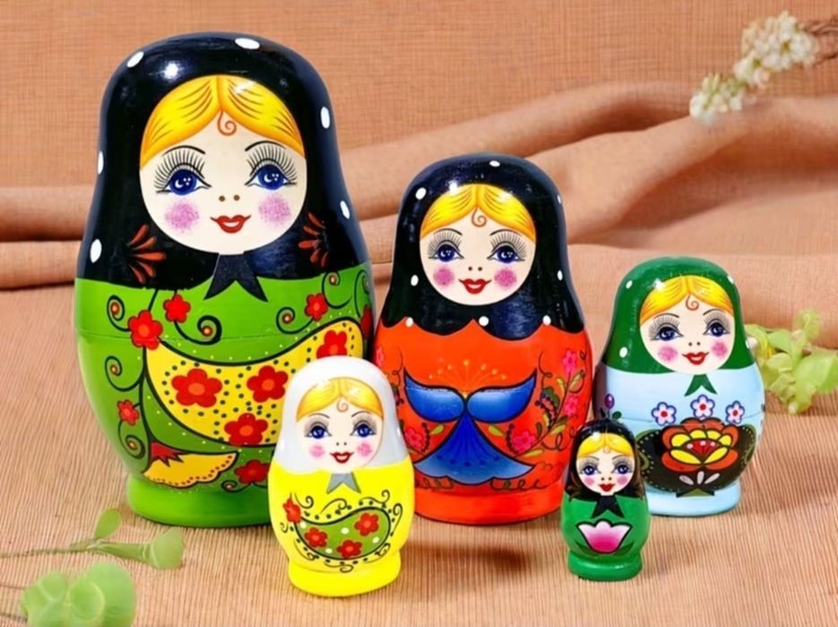 Руски матрьошки от дърво супер качество