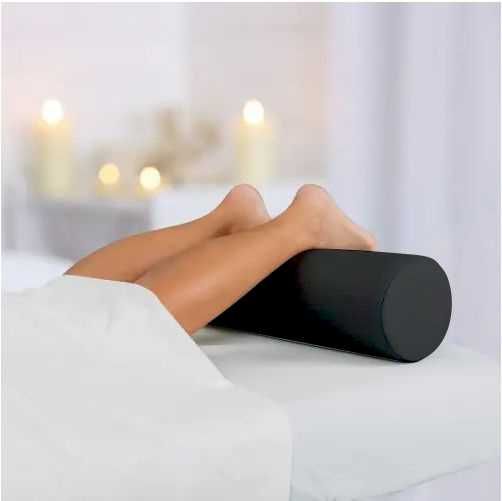 Цилиндрична възглавница за масаж Restpro, Черен/Бежов