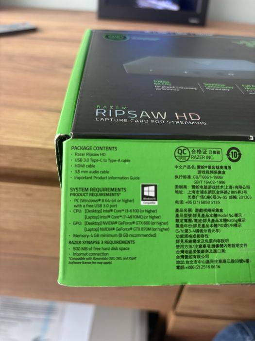 Razer ripsaw HD capture