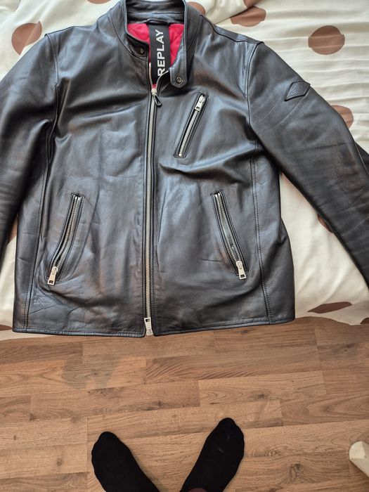Мъжко кожено яке REPLAY  S М