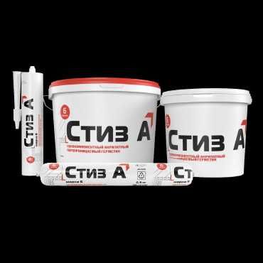 Стиз А акрилатный паропроницаемый герметик, файл-пакет 0,9 кг