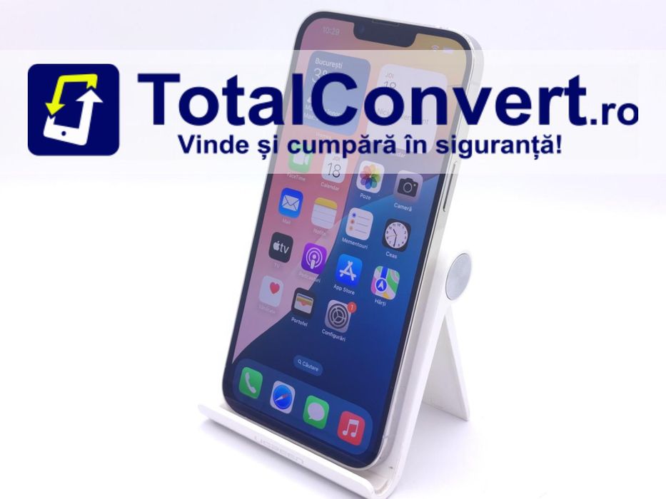 Apple iPhone 13 Pro Max 128GB Silver 6GB, Garantie 24 luni | #D89581