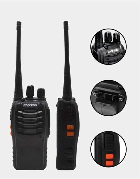 Раций Baofeng BF-888S портативных радиостанций Ratsiya TUPE-C