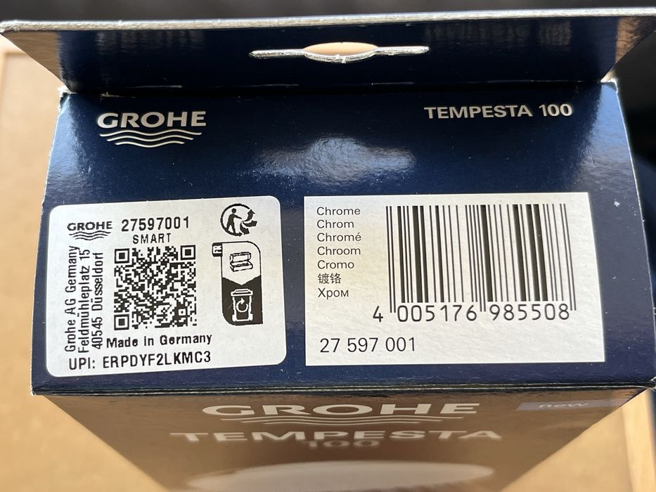 Душ слушалка Grohe Tempesta 100