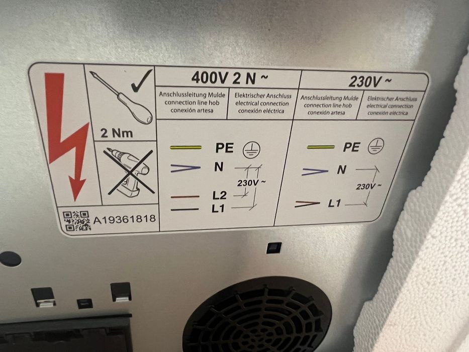 Plită pe inducție incorporabila, AEG, nouă, fabricată în Germania