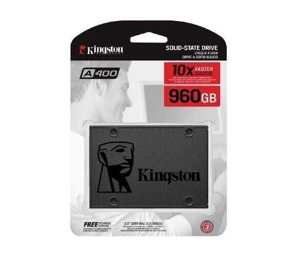 Новый SSD Kingston A400 960 ГБ. В упаковке, не использовался