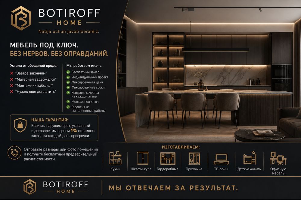 BOTIROFF HOME  Mebel Buyurtma