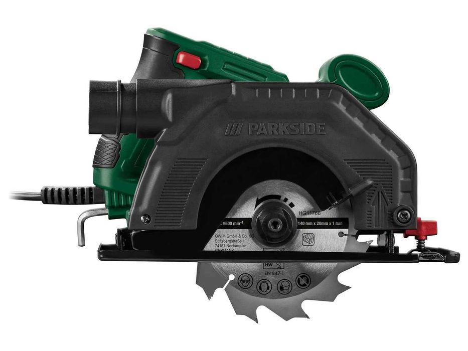Нов Електрически Ръчен Циркуляр Parkside 750W