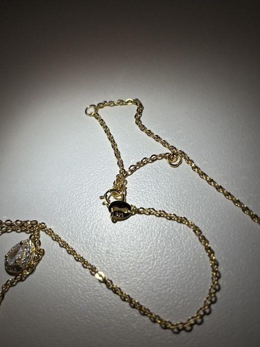 Colier Argint suflat cu Aur