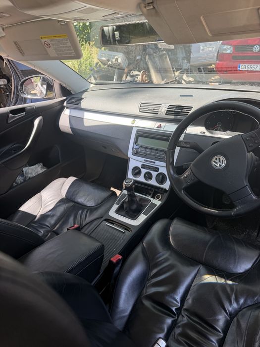На части VW Passat B6 седан 2.0 TDI 140 к.с. Комън Рейл код CBA ръчна кутия кожен салон Пасат 6