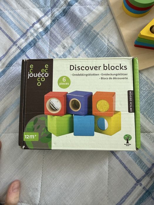 Детски дървени играчки пъзели игри Fisher Price Jeueco IKEA