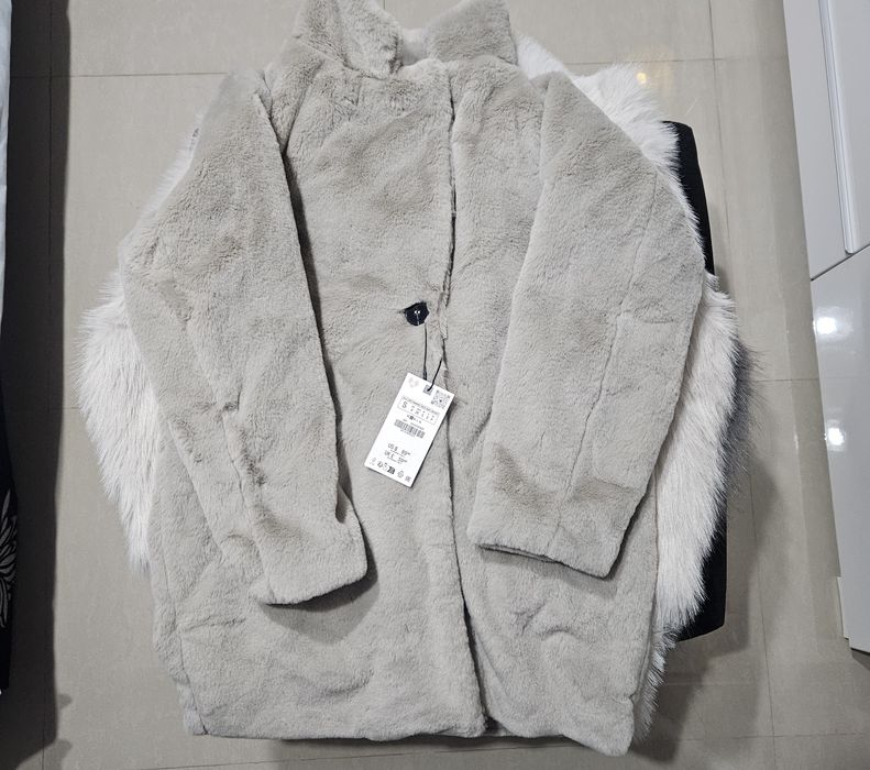 Blanita gri zara trei sferturi