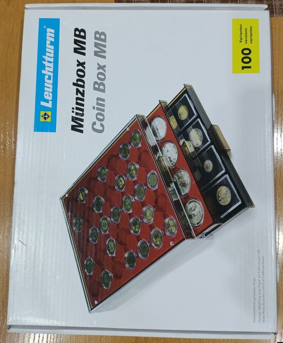 Б/У кассета Leuchtturm для 30 монет.