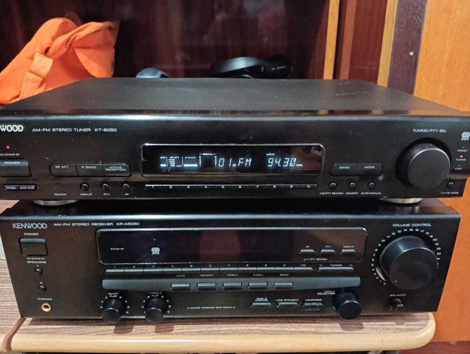 Amplituner KR-A5050 + Tuner Kenwood KT-6050 Black