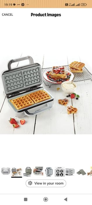 Вафельница breville