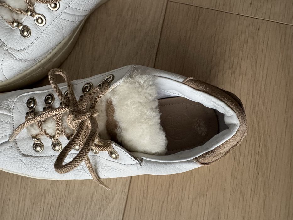 Massimo Dutti дамски  кецове от ест.кожа -37номер