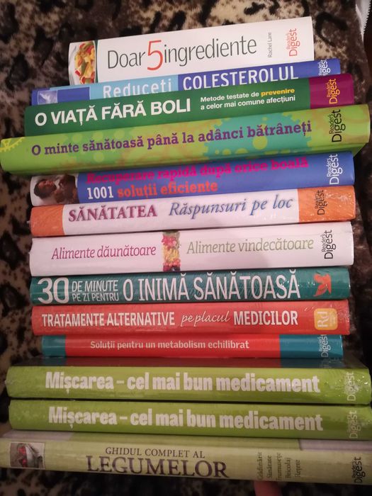 vand carti noi pt sanatate -carti naturiste