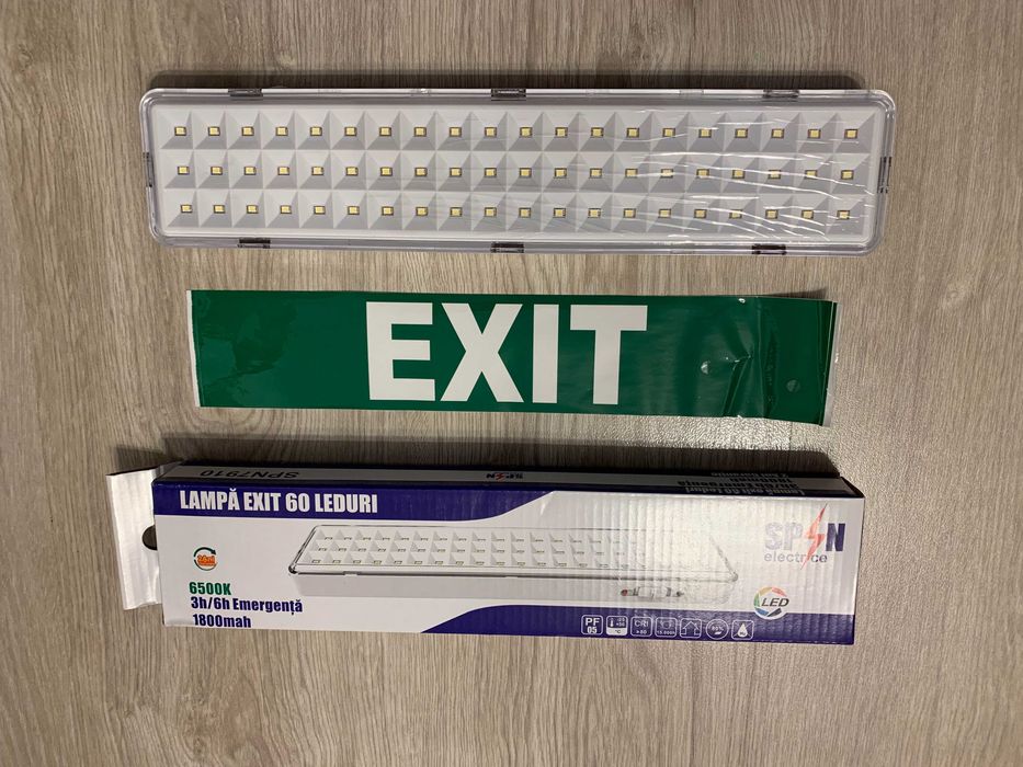 Lampa EXIT 60 LED Urgenta