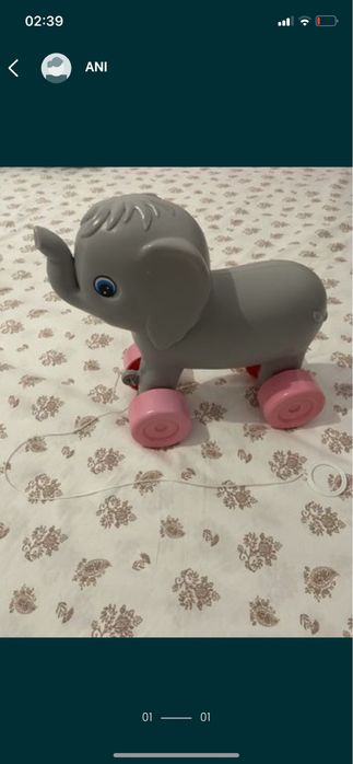 Elefant de impins/tras pt bebelusi/copii mici