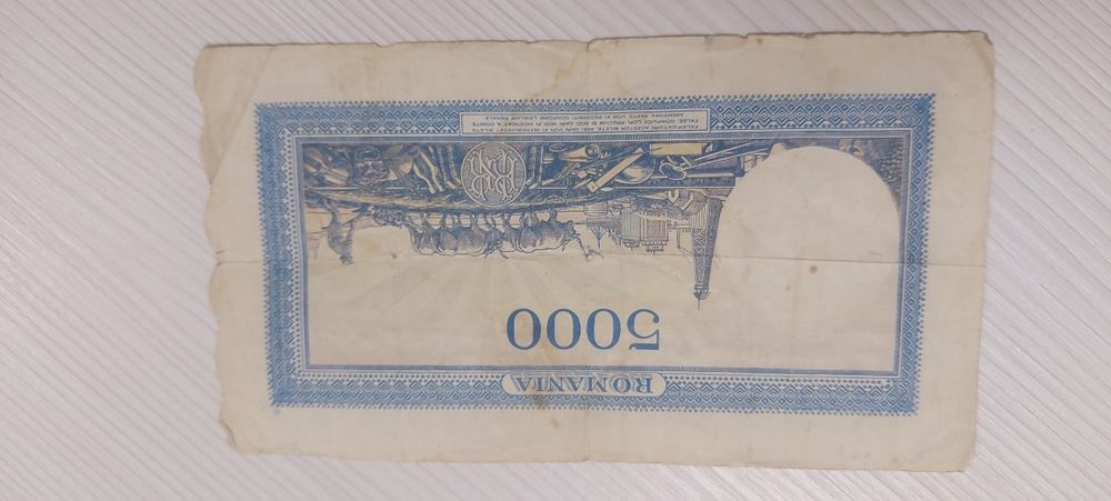 Bancnote 1000 lei si 5000 lei interbelice