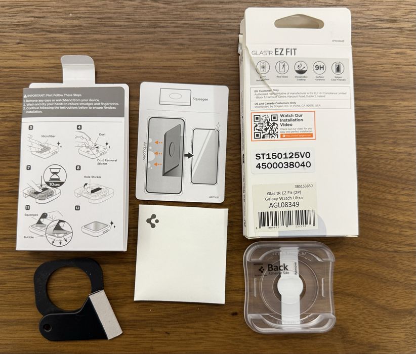 Folie sticla cu sistem montare Samsung Galaxy Watch Ultra 47mm