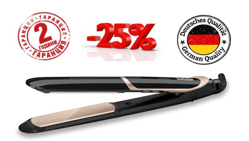 ПРОМО Нова Преса за Коса BaByliss ST393E Tourmaline-Ceramic с Гаранция