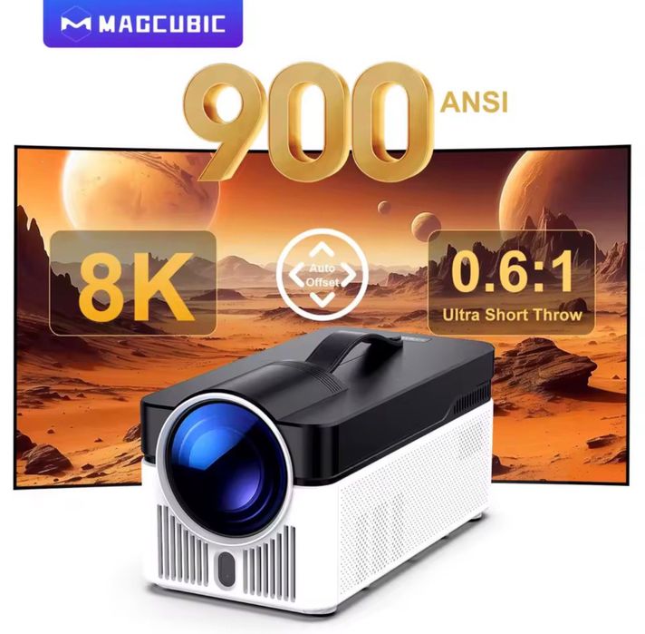 Proiector magcubic hy450 profesional 4k 900 ansi WiFi6 BT 5.4