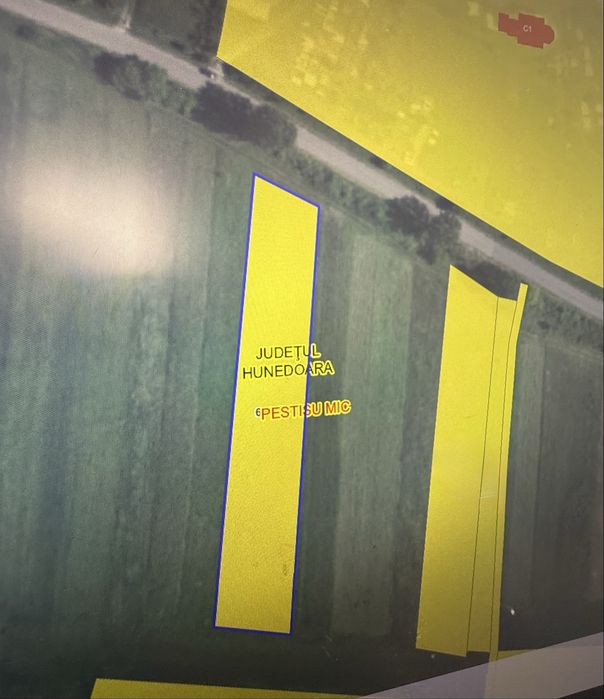 Vând teren extravilan 2.692 mp sat Nandru, comuna Pestisu Mic