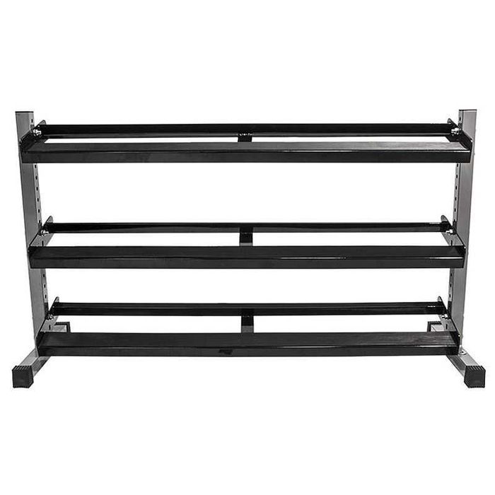 Стойка за Дъмбели 3 нива / 90 см, 120 см, 150 см / Стелаж - Поставка