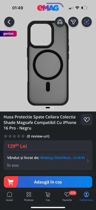 Husa Cellara Iphone 16 pro
