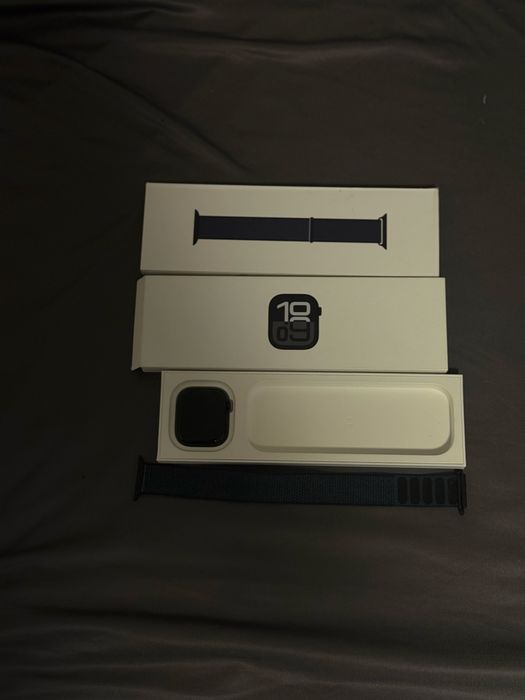 Apple Watch 10 46mm GPS Jet Black | Baterie 100% | Cutii incluse