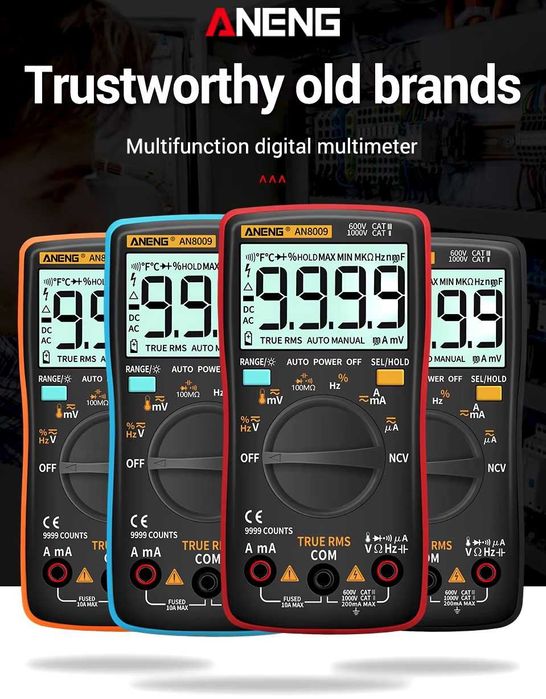 Мултиметър ANENG AN8009 True-RMS