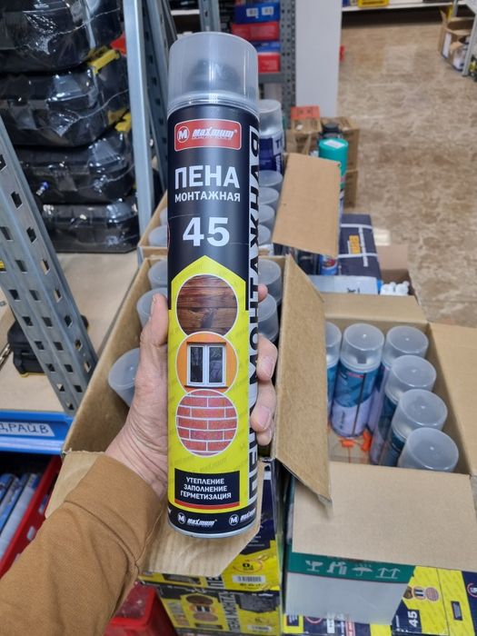 Новая Пена монтажная герметик строительный 45 профессиональная