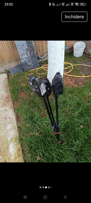 Suporti pescuit cu 3 avertizori – funcționali Delphin